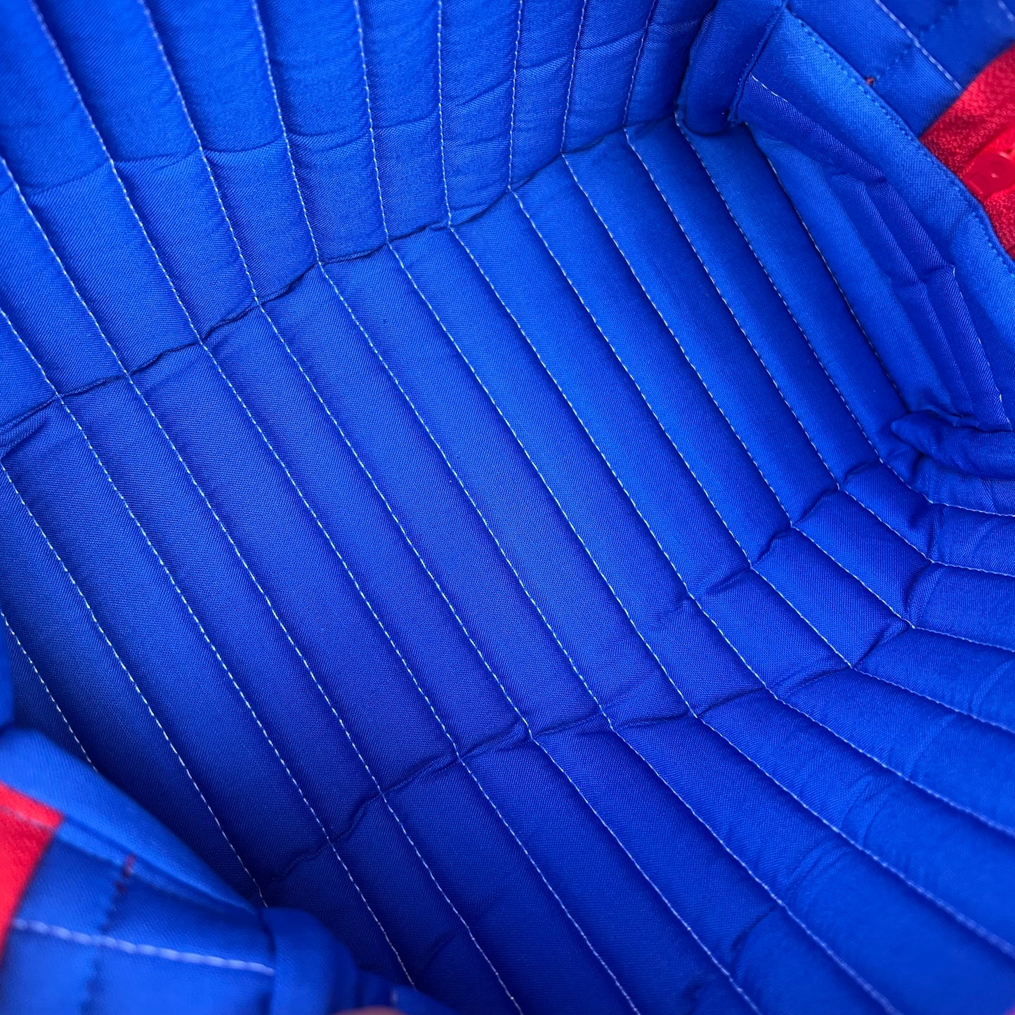 Mafia Large Boxy Zippered  Quilted Pouch